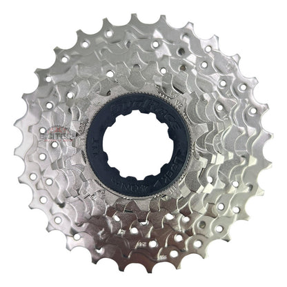 Pacha 8 Vel Sunrace 11-28 Cassette Ruta + Cadena Sunrace M84 Plateado 11 28