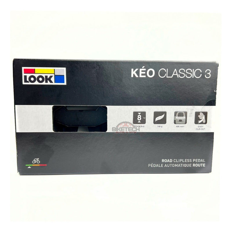 Pedales Chocles Ruta Look Keo Classic 3 Originales Negro