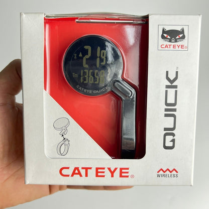 Velocimetro Cateye Cc-rs100w Quick Inalambrico 7 Funciones - Negro