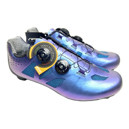 Zapatillas Ciclismo Gw Bicicleta De Ruta Doble Boa Dark Blue