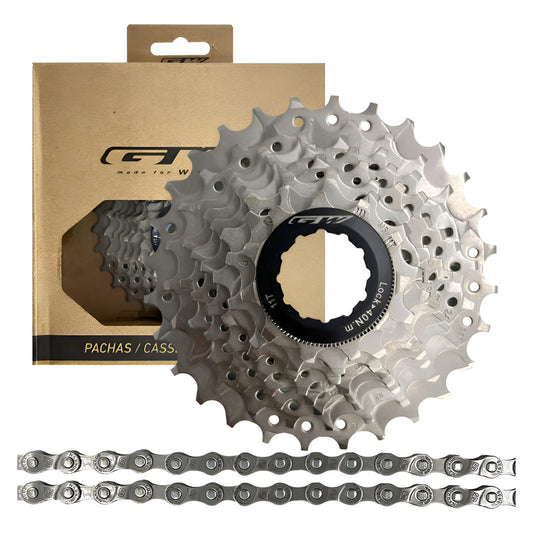 Pacha 8 Velocidades Gw 11-28 + Cadena Gw S51 Ruta Gris 11 28