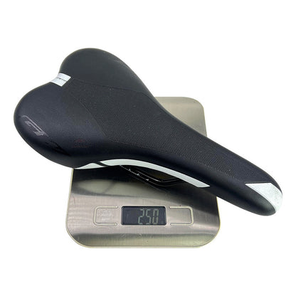 Sillín Bicicleta Gw Negro Blanco Asiento Galápago Ruta Mtb Negro/ Blanco 24.2 Cm 13.1 Cm