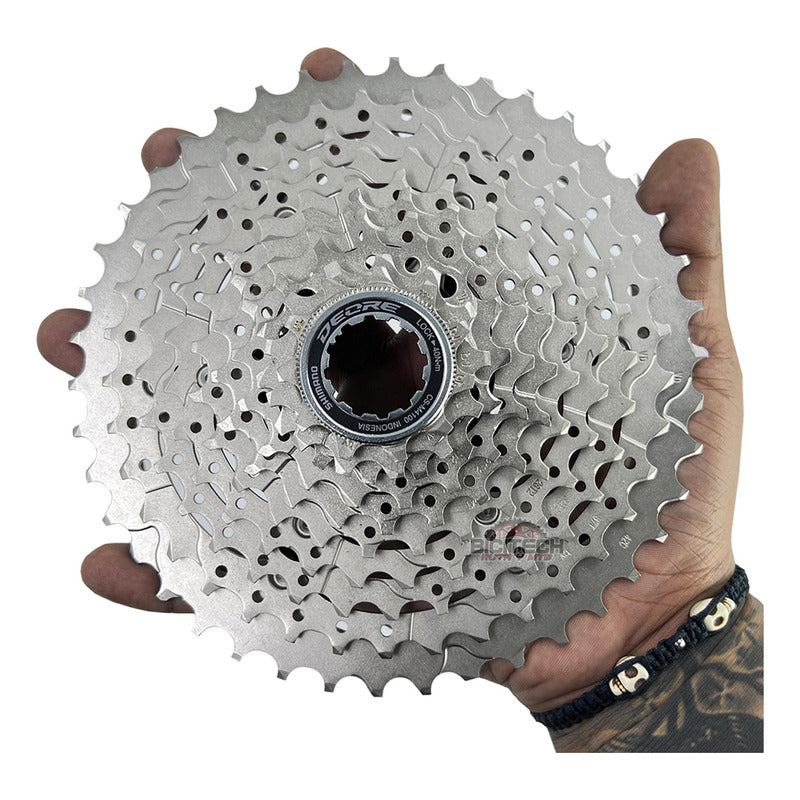 Pacha Cassette Shimano Deore M4100 10 Velocidades 11-42 Mtb - Plateado - 11 - 42