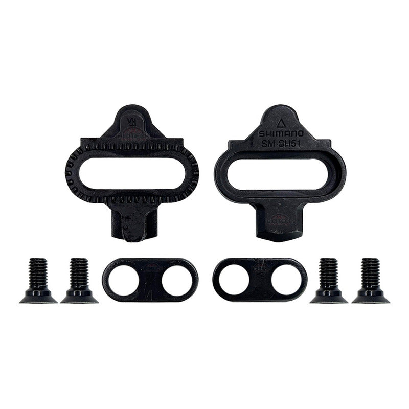 Pedales Bicicleta Mtb Shimano Me 700 Doble Cara Incluyen Calas Sm Sh51 Negro Nocturno