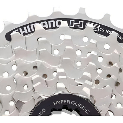 K7 Shimano Cs Hg41 8v 11-30 Altus Sora Tiagra Speed Chrome Color Número Máximo De Dientes 30 Número Mínimo De Dientes 11