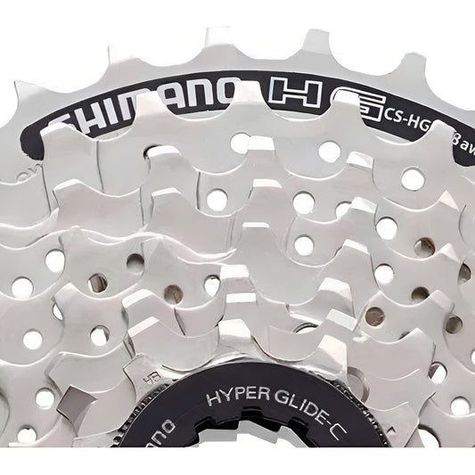 K7 Shimano Cs Hg41 8v 11-30 Altus Sora Tiagra Speed Chrome Color Número Máximo De Dientes 30 Número Mínimo De Dientes 11