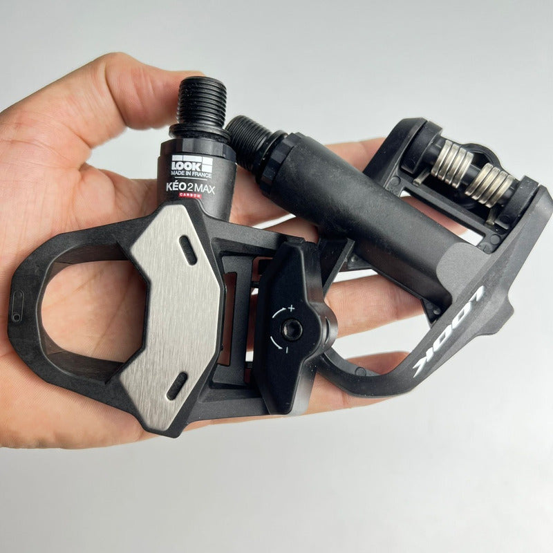 Pedales Para Bicicleta Ruta Look Keo 2 Max Carbón Ciclismo Negro