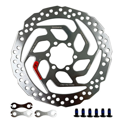 Disco Rotor Shimano Sm- Rt26 6 Tornillos 160mm Plateado