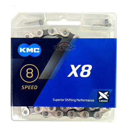 Combo 8 Vel. Pacha Shimano Hg51 11-32 Cadena Kmc X8 Ciclismo Gris 11 32