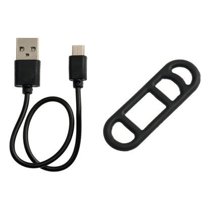 Luz Trasera Stop Gw Ryden Bicicleta Rojo Azul Tipo Policía