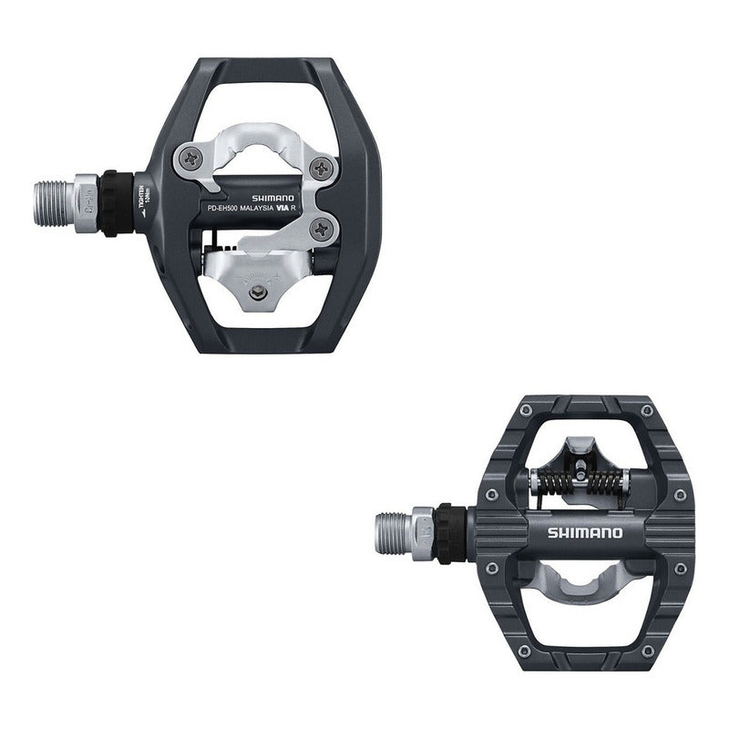 Pedal Clip Shimano Pd Eh500 Platform Dupla Face Tacos Sh56