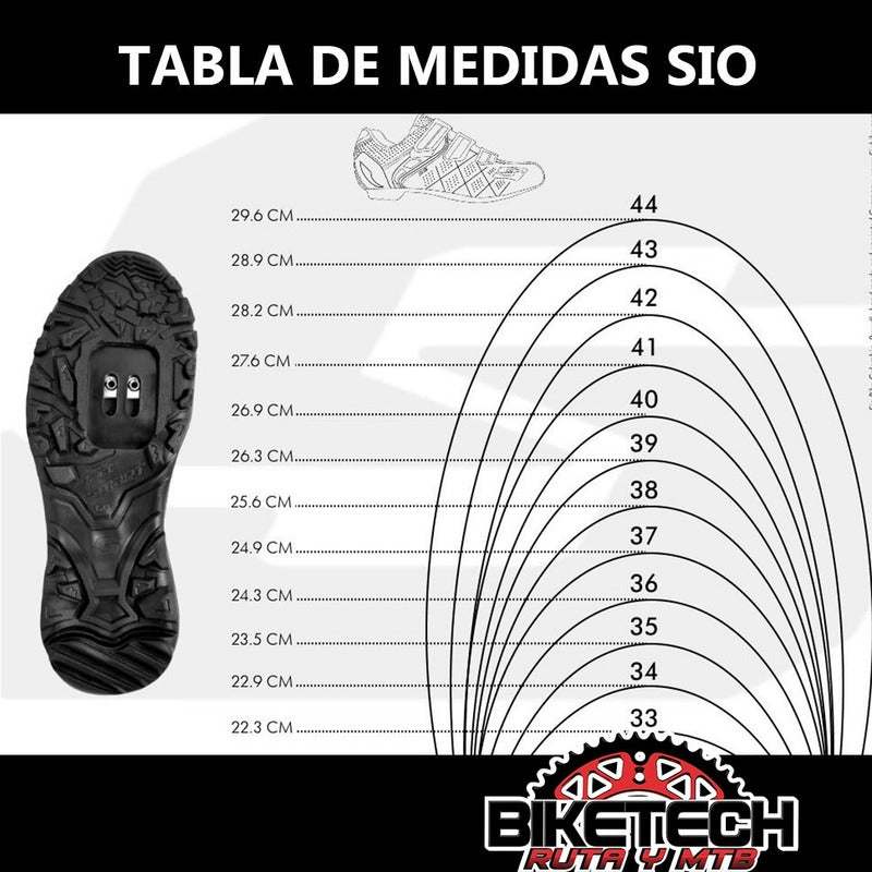 Zapatillas Ciclismo Sio Sm Ruta Mtb Spinning
