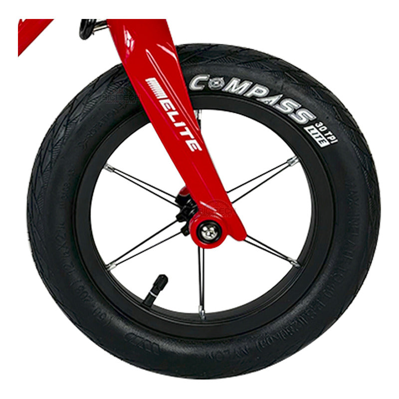 Bicicleta Niño Equilibrio Rin 12 Gw Elite Blanco Rojo Blanco Rojo