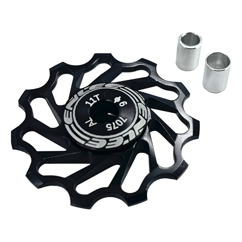 Rodaja Roldana Bicicleta Rodamiento Ceramico Sellado 11t Negro