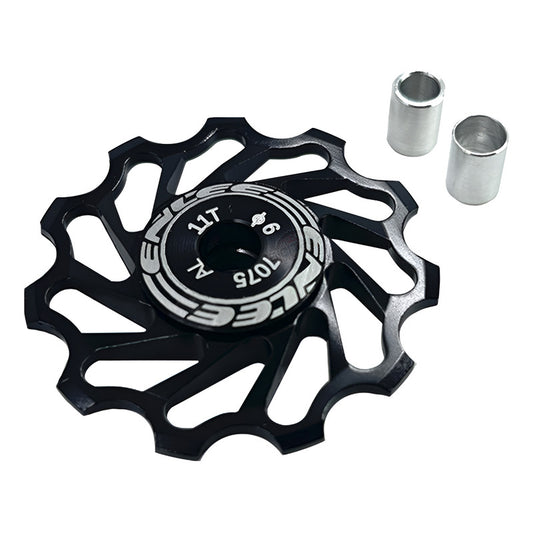 Rodaja Roldana Bicicleta Rodamiento Ceramico Sellado 11t Negro