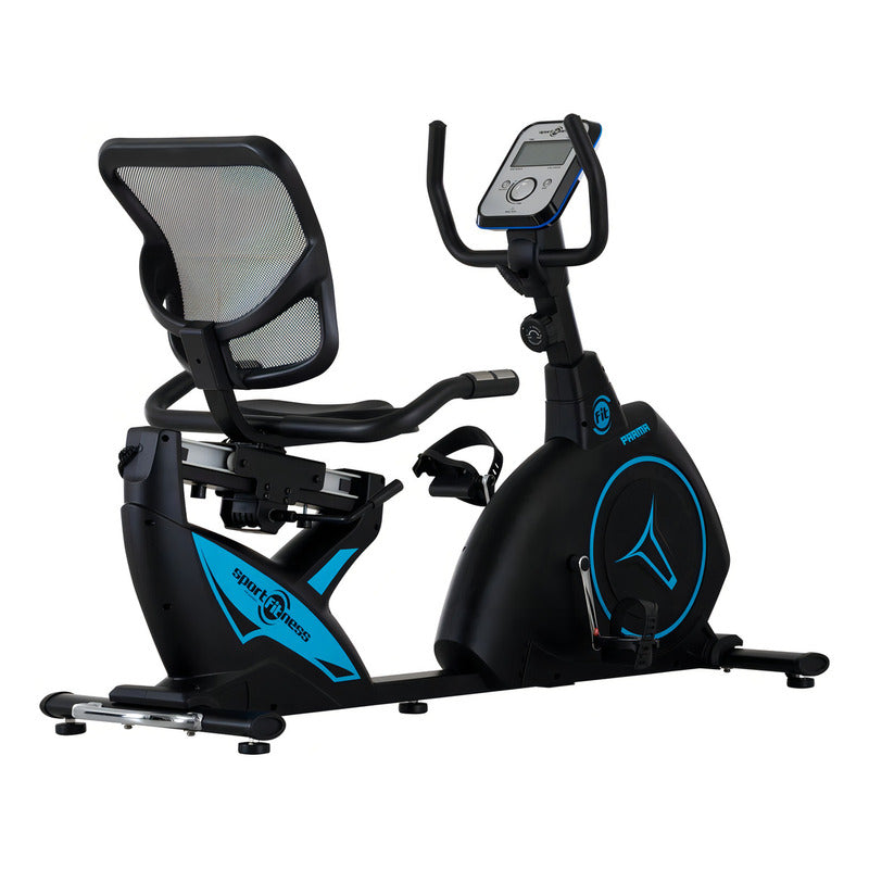 Bicicleta Recumbent Parma Plus K8717i Sportfitness Color Negro