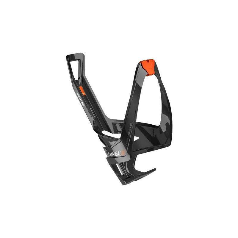 Porta Caramañola Elite Cannibal Xc Negro/naranja Ciclismo Negro-naranja
