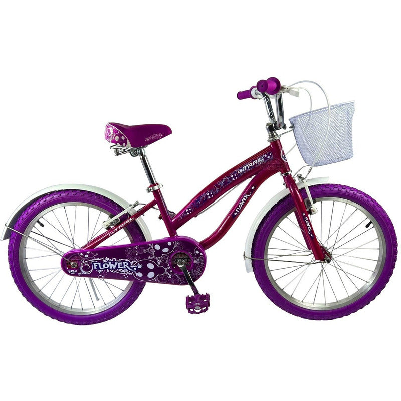 Bicicleta Playera Rin 20 Niña Ontrail Flower