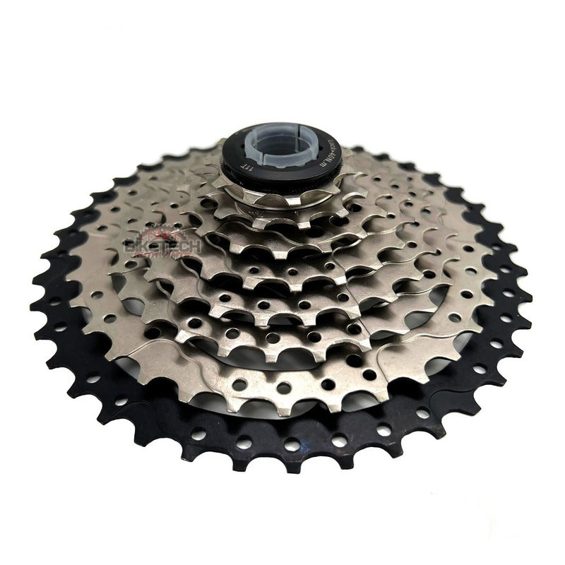 Combo 8 Velocidades Pacha Gw 11-40 Cassette + Cadena Kmc X8 - Gris - 11 - 40