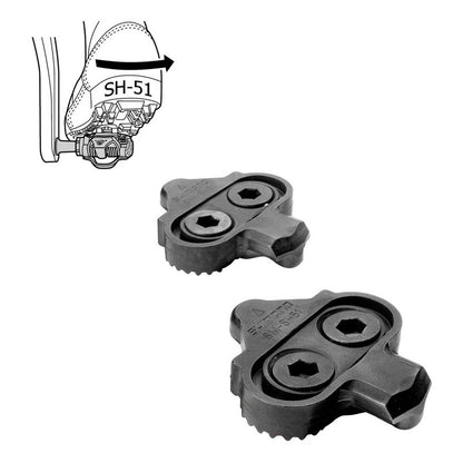 Pedales Bicicleta Mtb Shimano Me 700 Doble Cara Incluyen Calas Sm Sh51 Negro Nocturno