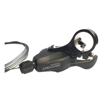 Palanca De Cambios Derecha Shimano Deore Sl-m4100 De 10 Velocidades, Color Negro