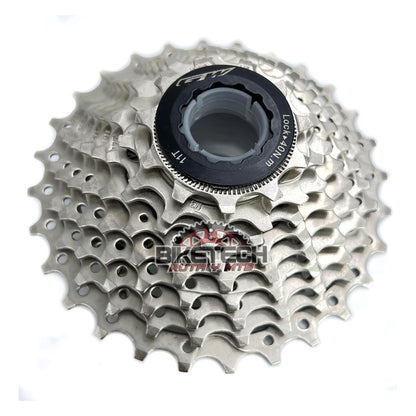 Pacha 9 Velocidades Gw 11-28 Ruta + Cadena Kmc X9 Gris