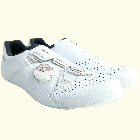 Zapatillas Shimano Ruta Rc3 Con Cierre Boa Blancas