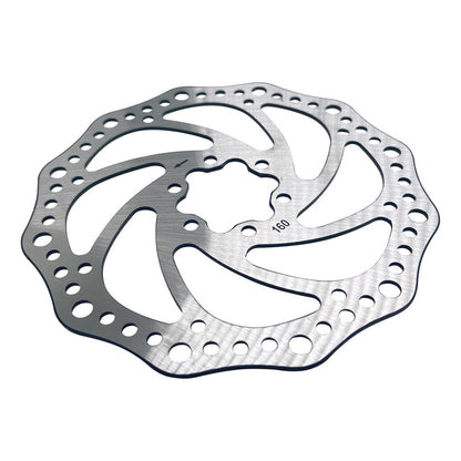 Disco Freno Tektro 160mm Flow 6 Tornillos Compatible Shimano Sram Plateado