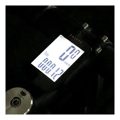 Ciclocomputador Inalámbrico Cateye Padrone+ Cc-pa110w Negro A Prueba De Agua