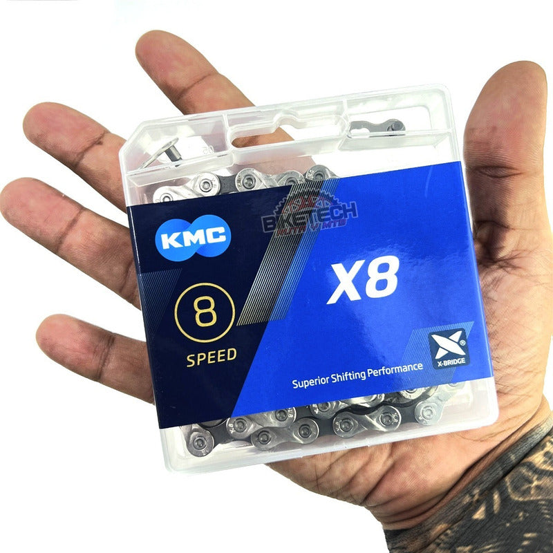 Cadenilla 8v Kmc X8 + Pacha Cassette 8v Gw 11-36 Piñones