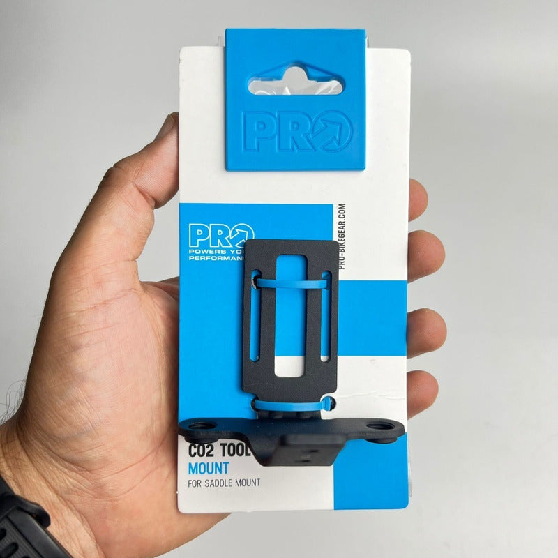 Montura De Sillín Para Inflador Co2 Pipetas Y Neumático Negro