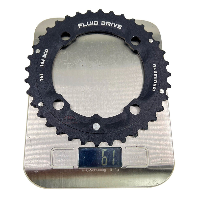 Coronilla Plato Sunrace Ms66 Biplato 36 Dientes