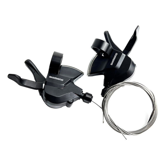 Palancas De Cambio 3x8 Shimano M315 Mtb  Negro