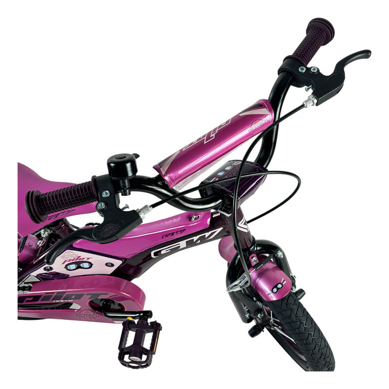 Bicicleta Bmx Rin 12 Niño Gw Pilot 100 Ruedas Auxiliares