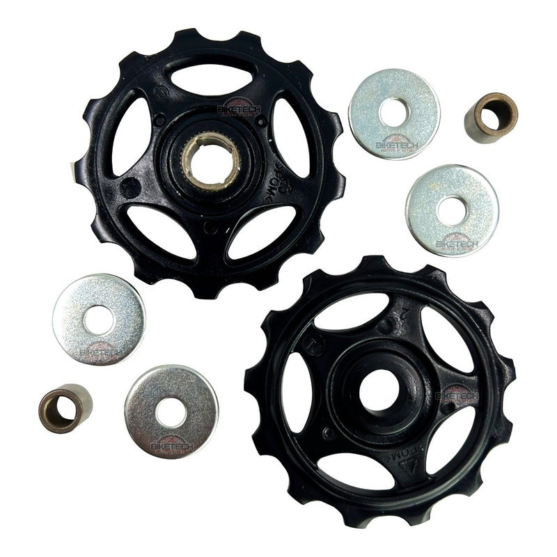 Rodajas De Tensor Shimano Altus Alivio M410 8 Velocidades Negro