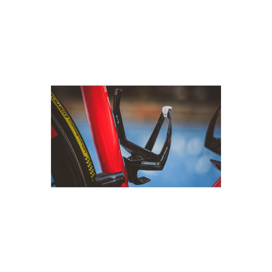 Porta Caramañola Elite Cannibal Xc Negro/naranja Ciclismo Negro-naranja