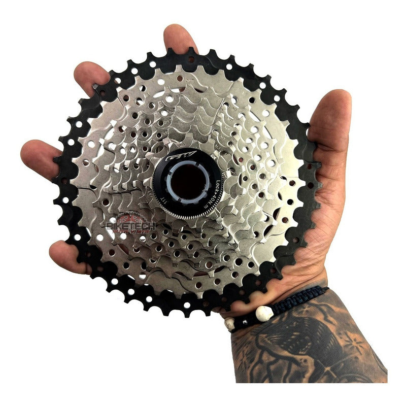 Pacha Gw 11-40 9v Para Bicicleta De Montaña Cromado