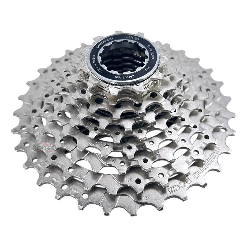 Pacha Cassette 9 Velocidades Shimano Hg400 11-32 Ruta Plateado 11 32