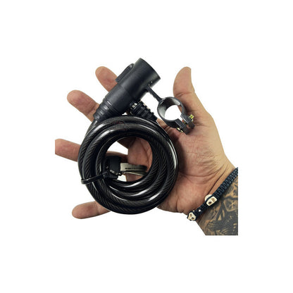 Candado Para Bicicleta Gw Xt507 Cable Con Llave 10x1500mm