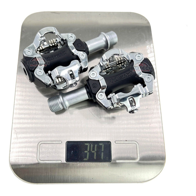 Zapatillas Sio Sm Mtb + Pedales Exustar Pm211-01 Mtb