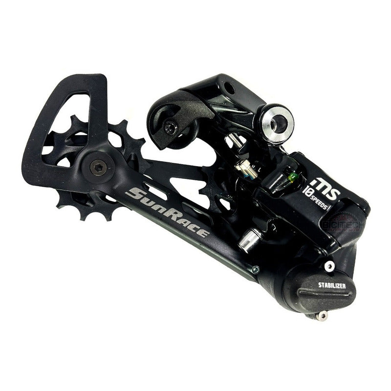 Tensor Sunrace Ms100 10 Velocidades Para Bicicleta Mtb Negro
