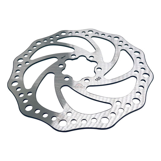 2 Discos Rotor Comp Shimano 160mm 6 Tornillos Pernos Gris