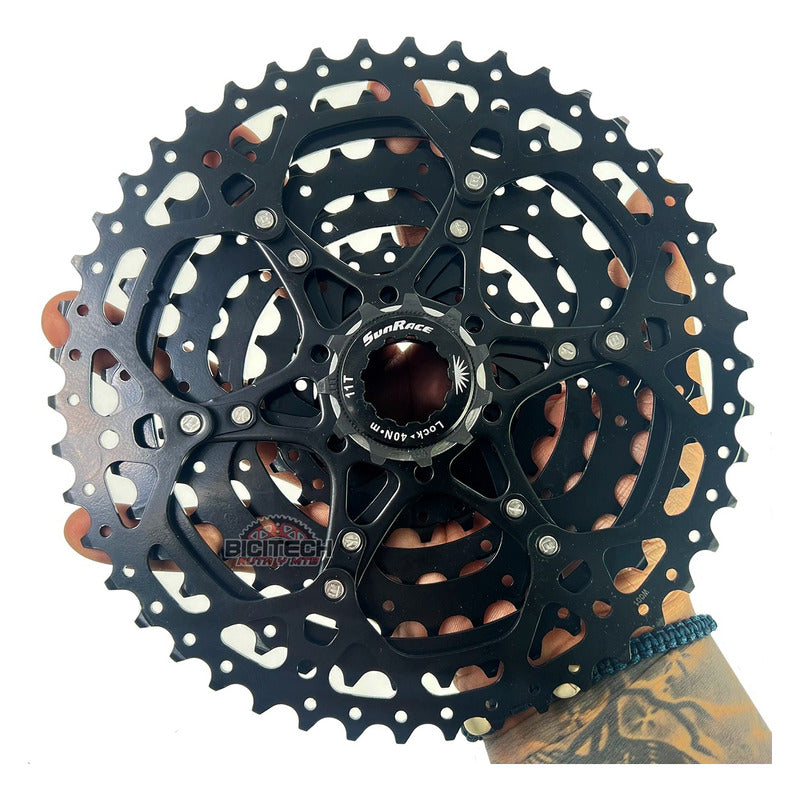 Pacha 9 Velocidades Sunrace M983/ 11-46 Cassette Mtb Negro 11 46