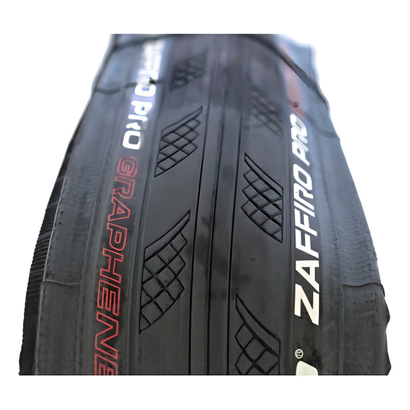 Neumático Speed Bike Vittoria Zaffiro Pro 700 X 25 Grafeno 2.0 Cor Negro