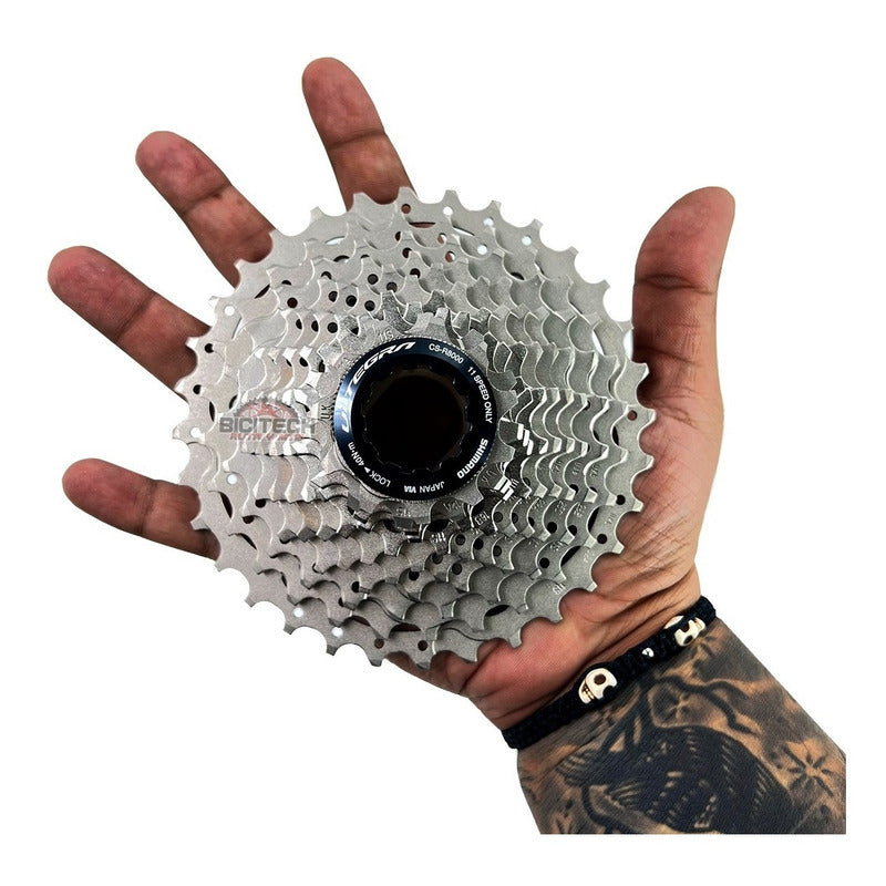 Cassette Pacha Shimano Ruta Ultegra R8000 11 Vel 11-32 Gris