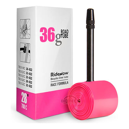 2 Neumáticos Tpu Ruta Ridenow 700x18-32c 45mm Liviano 36 Gr Presta Negro