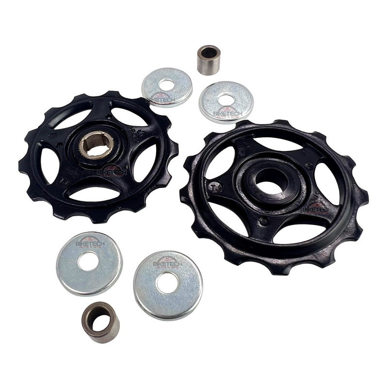 Rodajas De Tensor Shimano Altus Alivio M410 8 Velocidades Negro