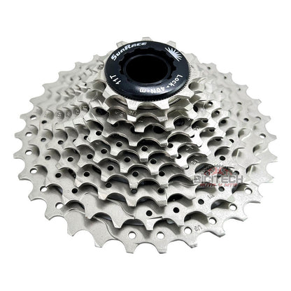 Pacha De 10 Velocidades Sunrace Rs1/ 11-32 Cassette Ruta - Plateado - 11 - 32