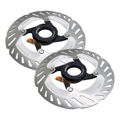 2 Discos Rotores Shimano Rt- Cl800 Ice Tech Centerlock 140mm Plateado
