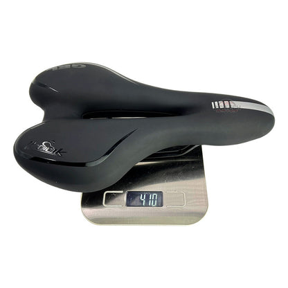 Asiento Sillín Bicicleta Itook Gel Antiprostático Ruta Mtb Negro 28 Cm 16 Cm